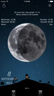 moon phases calendar and sky iphone resimleri 2