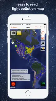 light pollution map - dark sky iphone resimleri 1