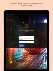 adobe experience manager forms iPad Captures Décran 1