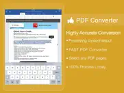 pdf converter - pdf to office iPad Captures Décran 1