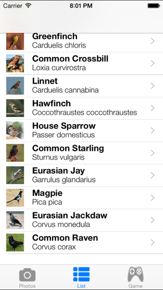 cantos de aves iphone capturas de pantalla 4