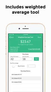 easy stock profit calculator iphone images 4