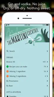 the martini cocktail iphone capturas de pantalla 1