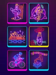 neon glow - 3d color puzzle ipad resimleri 1