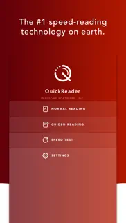 quickreader - speed reading iphone images 1