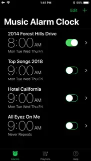 music alarm clock pro iphone capturas de pantalla 1
