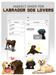 labrador retriever dog emojis ipad images 1