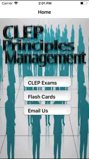 clep principles of management iPhone Captures Décran 1