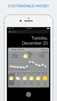 widget weather iPhone Captures Décran 2