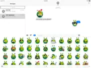 green smiley emoji stickers iPad Captures Décran 2