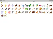 sweet animal cartoon stickers ipad capturas de pantalla 1