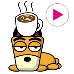 tf-dog animation 7 stickers logo, reviews