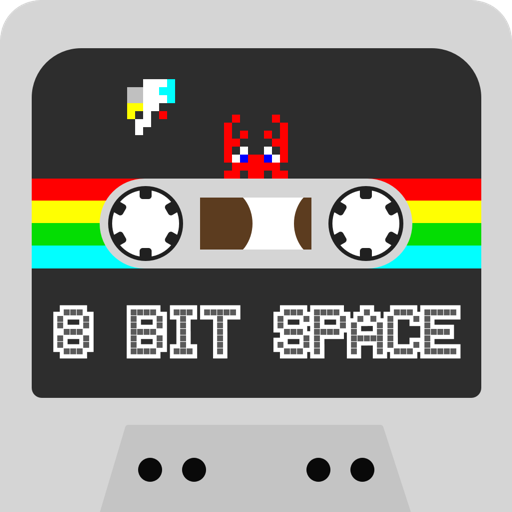 8 bit space - retro platformer logo, reviews