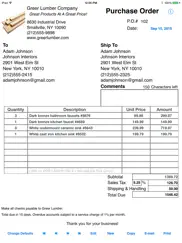 simple purchase order ipad images 1