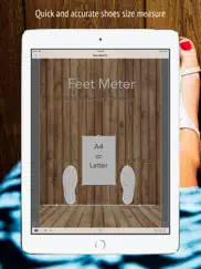 feet meter measure shoe size iPad Captures Décran 1