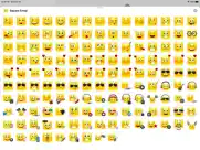 yellow square smileys emoticon ipad capturas de pantalla 1