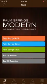 palm springs modernism tour iPhone Captures Décran 1