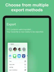 export contacts to excel ipad images 4
