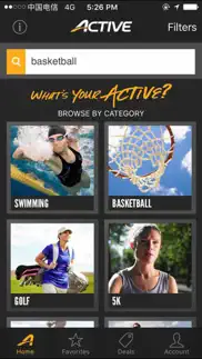 active - fitness events iPhone Captures Décran 4