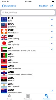 icurrency - taux de change iPhone Captures Décran 2