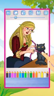 fairy princesses coloring book iphone images 2