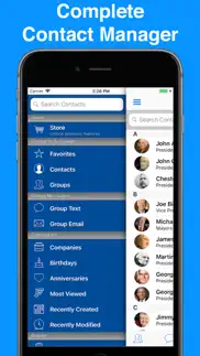 a2z contacts - group text app iphone images 1
