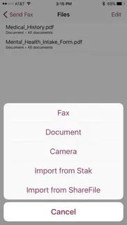 sfax - hipaa-secure faxing iphone images 4