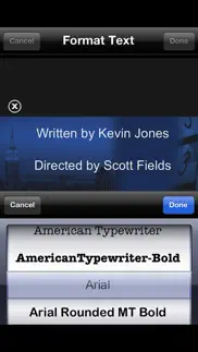 scrolling credits iphone images 2