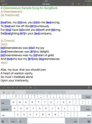 songbook chordpro iPad Captures Décran 3