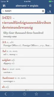 ultralingua allemand-anglais iPhone Captures Décran 3