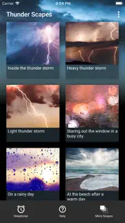 thunder soundscapes iPhone Captures Décran 1
