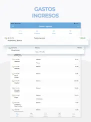 gastos y ingresos ipad capturas de pantalla 1