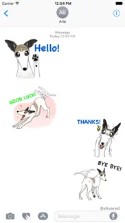 cute whippet dog sticker iphone images 1