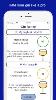 gin tasting iphone capturas de pantalla 1