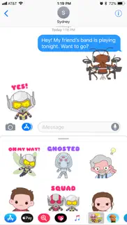 ant-man and the wasp stickers iphone images 1