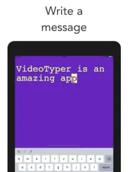 videotyper - typing video ipad images 1