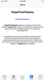 stagetimerdisplay iphone capturas de pantalla 4