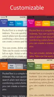 pockettext - indexed notes iphone images 3