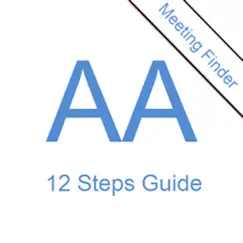 aa 12 steps guide logo, reviews