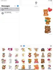 teddy bear sticker ipad images 3