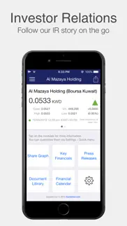 mazaya investor relations iphone capturas de pantalla 1