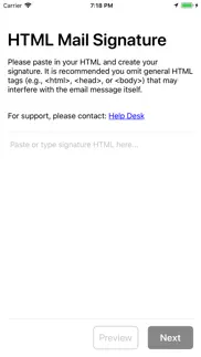 html email signature - mail iphone bildschirmfoto 1