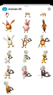 animal 3d stickers - emojis айфон картинки 3