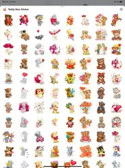 teddy bear sticker ipad images 1