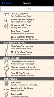 steampunk tarot iphone capturas de pantalla 3
