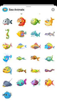 sea animal fish nemo stickers iphone capturas de pantalla 2
