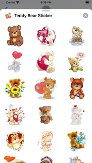 teddy bear sticker iphone images 3