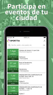 sporttia iphone capturas de pantalla 4