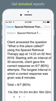 spaced retrieval therapy iPhone Captures Décran 4