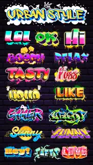graffiti stickers for imessage iphone images 1